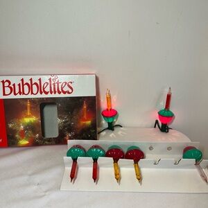 Vintage NOMA Bubblelites 7 Light Indoor Set
